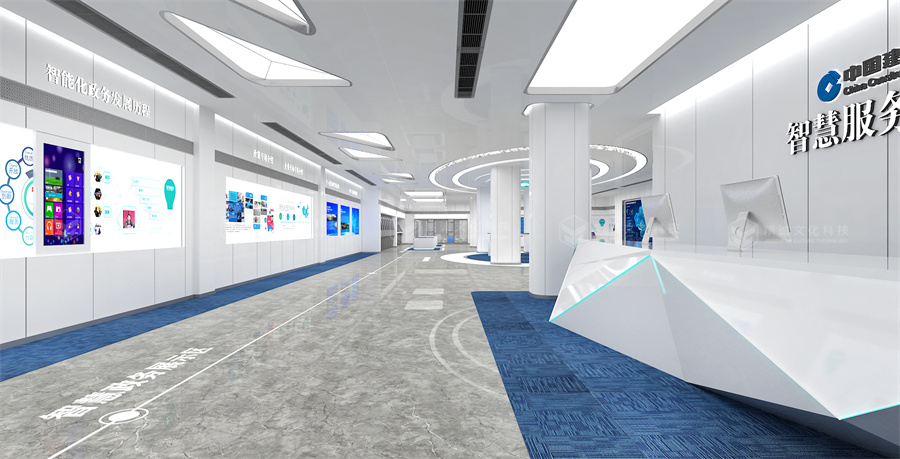 银行展厅设计-建设银行智慧政务大厅 银行展厅设计-建设银行智慧政务大厅